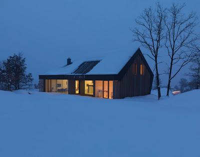 Residencia Moderna en las Montanas Nevadas de Eslovenia