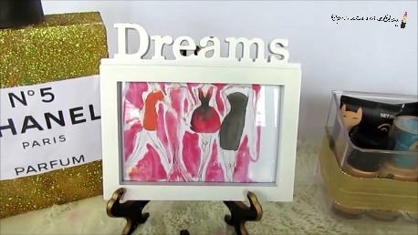 DIY: CUADROS DECORATIVOS FACILES CON MATERIALES DE $1 DOLAR