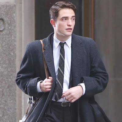 Robert Pattinson  en el rodaje de 