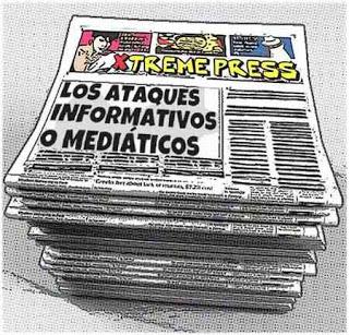 Ataques mediáticos o informativos Ataques mediáticos o informativos - portada tipo cómic