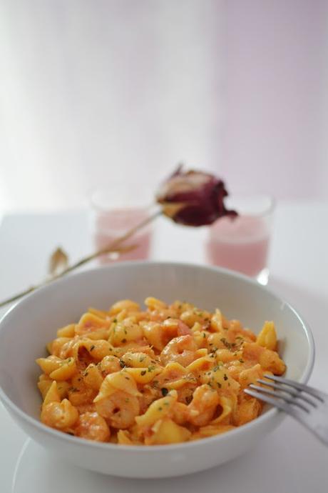 Conchiliette con salsa pirata sin gluten, sin lactosa Conchiliette con salsa pirata sin gluten, sin lactosa