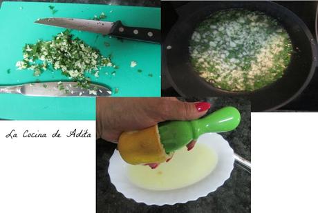 Emperador al limón y perejil Emperador al limón y perejil