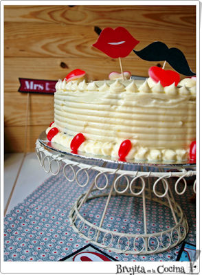 Tarta Red Velvet - 40º Aniversario de Boda