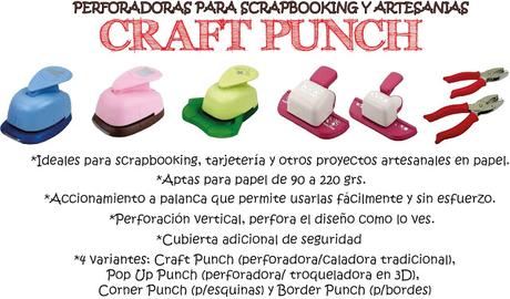 Nuevas perforadoras troqueladoras CRAFT PUNCH Nuevas perforadoras troqueladoras CRAFT PUNCH
