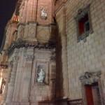Lluvia desprende pedazo de cornisa de la Catedral de San Luis Potosí