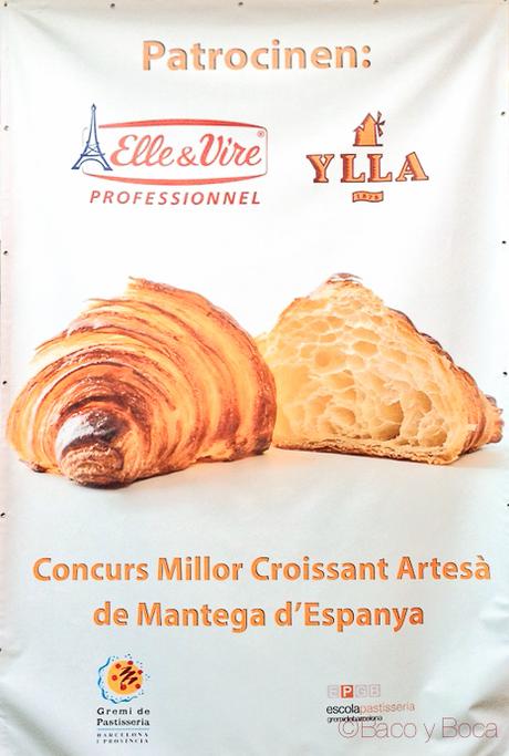 Mejor Croissant Artesano 2015 Cartel Mejor croissant artesano mantequilla 2015 baco y boca