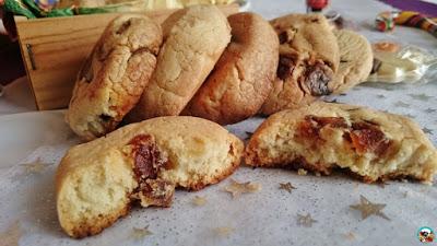 Cookies de piña y chocolate