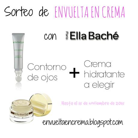 III Aniversario de Envuelta en Crema. Sorteo con Ella Baché III Aniversario de Envuelta en Crema. Sorteo con Ella Baché
