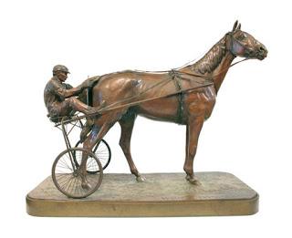 An American Trotter. Oro olímpico en escultura 1912