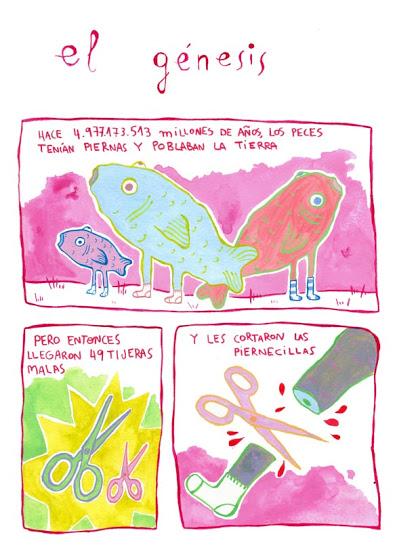 El origen de los peces y los mares según Doctor Zombie El origen de los peces y los mares según Doctor Zombie