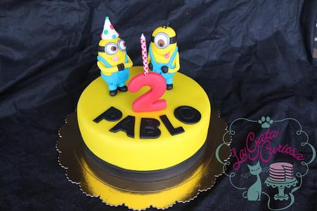 TARTA MINIONS PARA EL CUMPLEAÑOS DE PABLO TARTA MINIONS PARA EL CUMPLEAÑOS DE PABLO