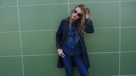 MIÉRCOLES CON ESTILO: Blue Trench by Guillermina Ferrer MIÉRCOLES CON ESTILO: Blue Trench by Guillermina Ferrer