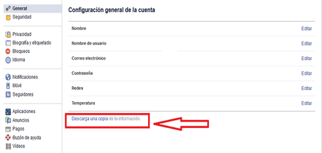 Cómo hacer una Copia de Seguridad en Facebook Cómo hacer una Copia de Seguridad en Facebook