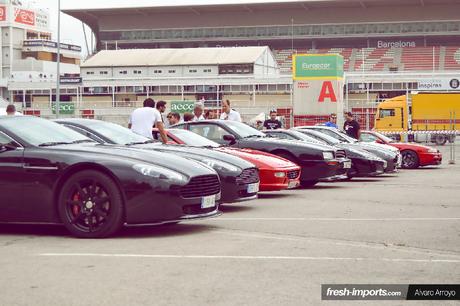Tandas contra el cáncer Supercars Lineup (Ferrari, Aston Martin, 200SX)