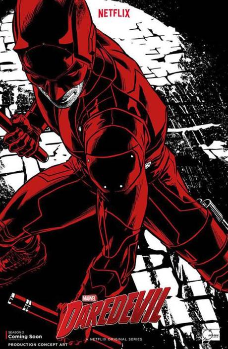 1er afiche para la 2da temporada de la serie #Daredevil