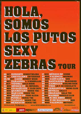Próximos 25 conciertos de Sexy Zebras por España y México Próximos 25 conciertos de Sexy Zebras por España y México