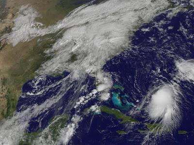 El huracán Joaquín desde el espacio