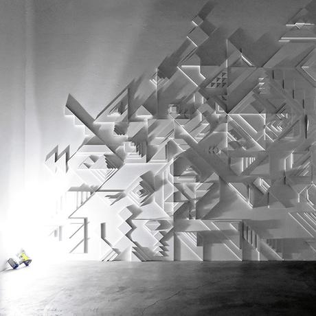 Shadovvs, de Matt W. More transforma una galería en una gran ilusión óptica Shadovvs, de Matt W. More transforma una galería en una gran ilusión óptica