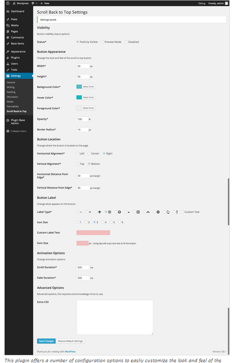 Botón para volver arriba en wordpress con código o con plugin Botón para volver arriba en wordpress con código o con plugin