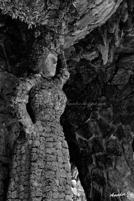 BARCELONA: PARK GÜELL. FOTOGRAFÍAS EN BLANCO y NEGRO