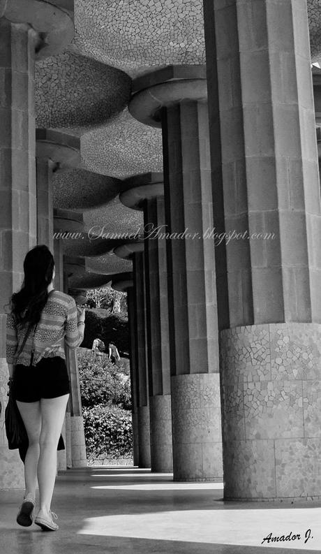 BARCELONA: PARK GÜELL. FOTOGRAFÍAS EN BLANCO y NEGRO