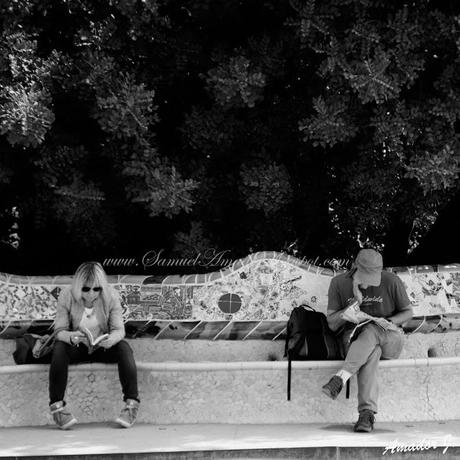 BARCELONA: PARK GÜELL. FOTOGRAFÍAS EN BLANCO y NEGRO