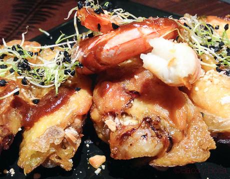Alitas de pollo ponzu Restaurante Malgam Baco y boca