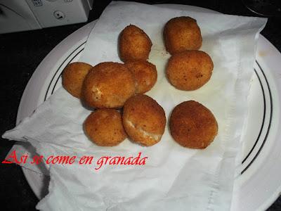 Croquetas dulces de queso y membrillo y sin gluten