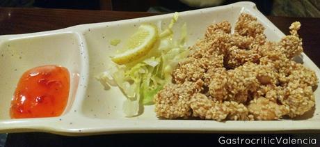 Pollo crujiente con sésamo Pollo crujiente con sésamo