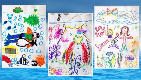 Dibujando un fondo marino Dibujando un fondo marino