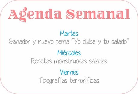 Agenda Semanal 12/10 - 18/10