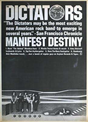 The Dictators - Manifest destiny lp 1977 The Dictators - Manifest destiny lp 1977