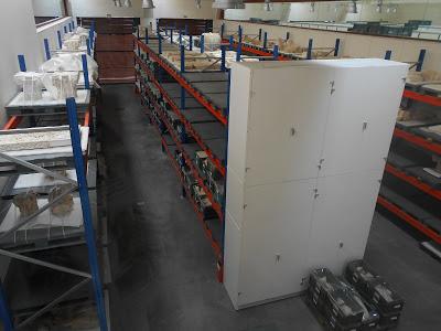 Piezas encontradas en yacimiento y clasificadas Piezas encontradas en yacimiento y clasificadas