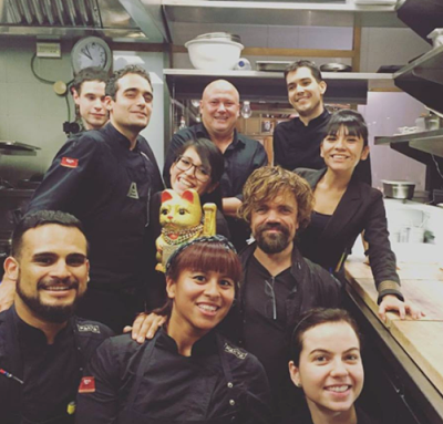 Peter Dinklage comió en restaurante peruano de Barcelona