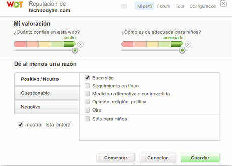 8 Hábitos de seguridad que todo usuario debería seguir Web Of Trust Plug-in