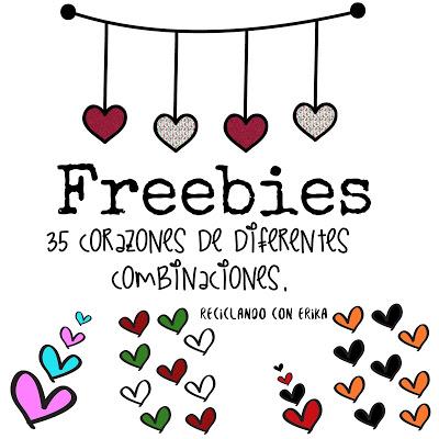 Freebies de corazones , 35 diferentes combinaciones Freebies de corazones , 35 diferentes combinaciones