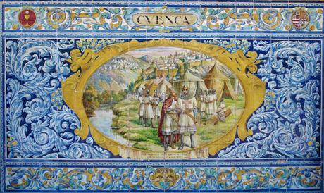 Los bancos de la Plaza de España (20): Cuenca. Los bancos de la Plaza de España (20): Cuenca.