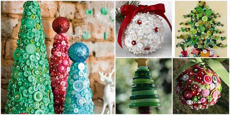 Navidad con botones , 10 inspiradoras ideas con un vídeo tutorial Navidad con botones , 10 inspiradoras ideas con un vídeo tutorial