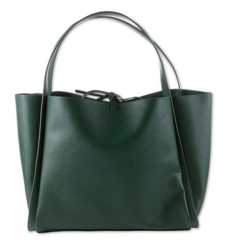 Guía a la tendecia de colores para este otoño 2015… Bolso en verde oscuro