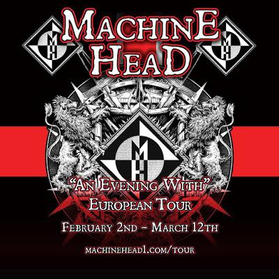 Gira española de Machine Head en febrero de 2016