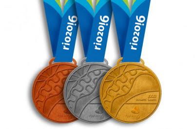 Las medallas de oro de los Juegos Olímpicos, son de plata Las medallas de oro de los Juegos Olímpicos, son de plata