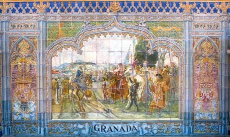 Los bancos de la Plaza de España (22): Granada.