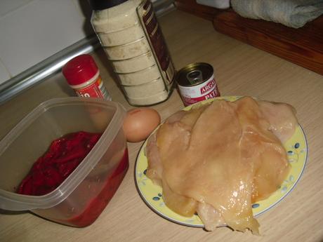 PECHUGAS DE POLLO CUK DESADA RELLENAS DE PATE Y PIMIENTO ROJO ASADO PECHUGAS DE POLLO CUK DESADA RELLENAS DE PATE Y PIMIENTO ROJO ASADO