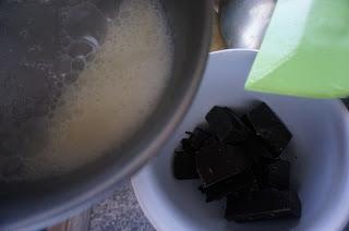 Torta de mousse de chocolate y menta