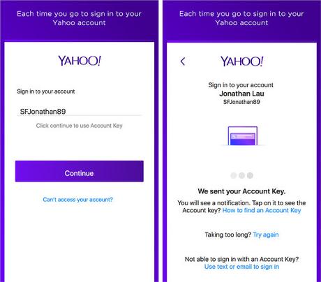 Yahoo quiere eliminar la contraseña para su servicio de correo yahoo mail 2