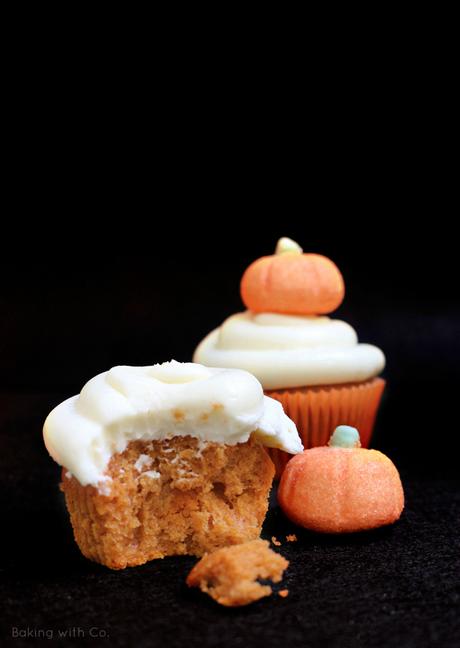 cupcakes de calabaza y frosting de queso halloween cupcakes de calabaza y frosting de queso halloween