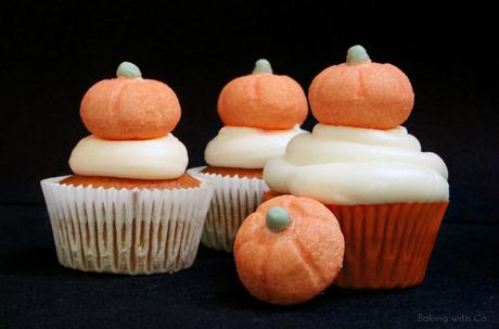 cupcakes de calabaza y frosting de queso halloween cupcakes de calabaza y frosting de queso halloween