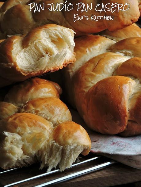 Challah bread o pan judío/ pan casero