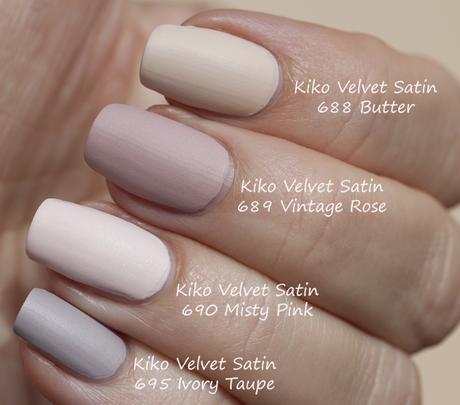 Kiko- VELVET SATIN NAIL LACQUER