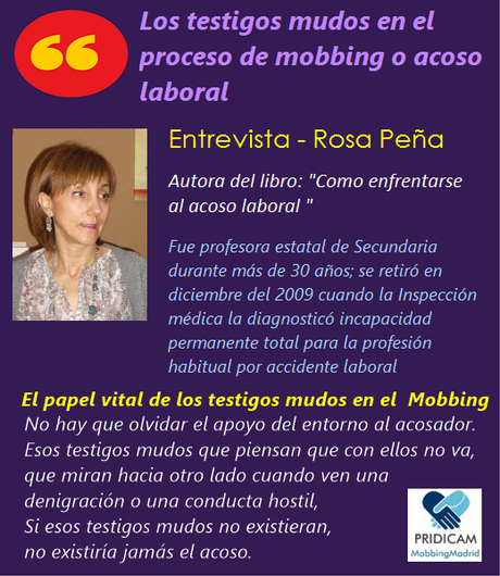 MobbingMadrid El papel vital de los testigos mudos en el proceso de mobbing MobbingMadrid El papel vital de los testigos mudos en el proceso de mobbing